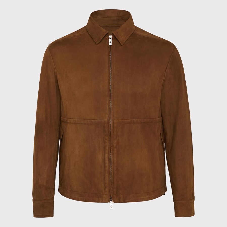 Ajaccio Suede Overshirt Tabacco