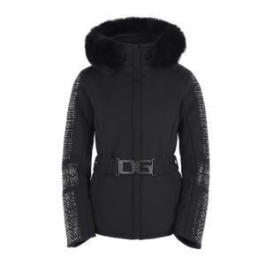 Ogier Swarovski Hematite Ski Jacket Black