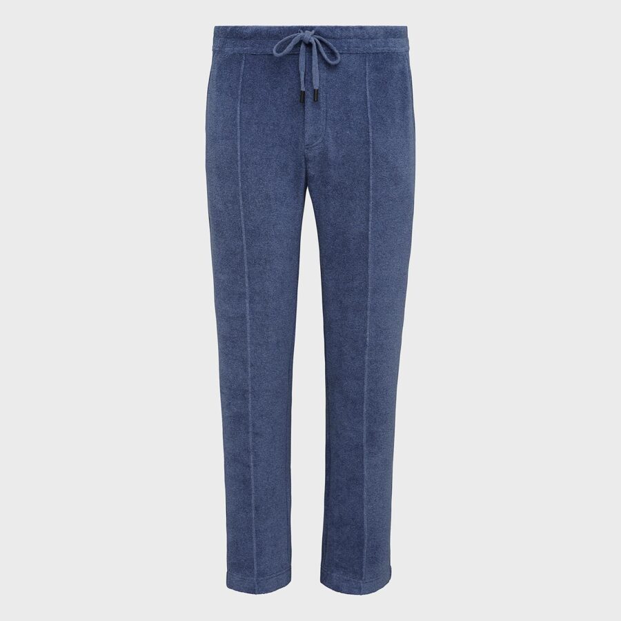 Bob Cotton Sponge Pant Blue
