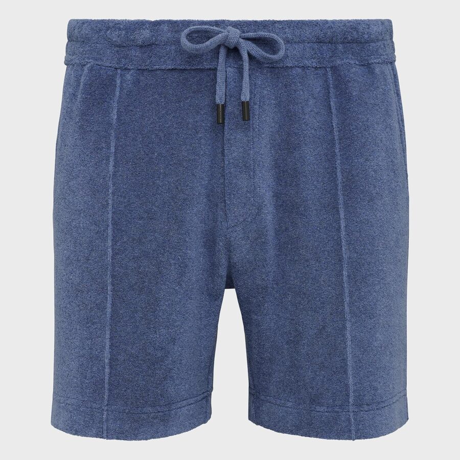 Bob Cotton Sponge Short Blue