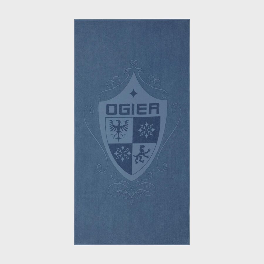 Bonifacio Crest  Beach Towel White
