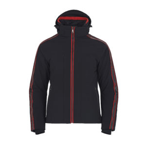 Ogier Cervinia Carbon Red ski Jacket Black Red