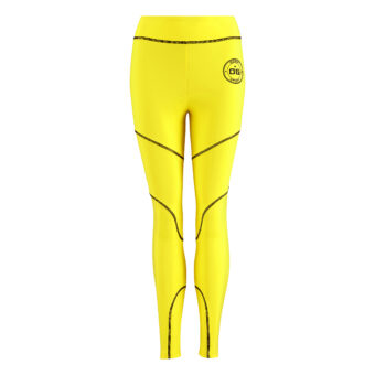 yellow nike leggings