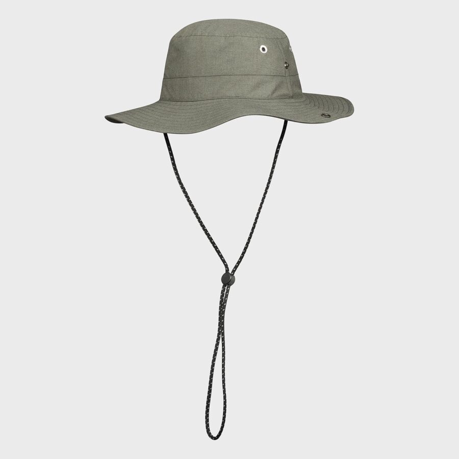 Fishing Cashmere And Silk Hat Olive