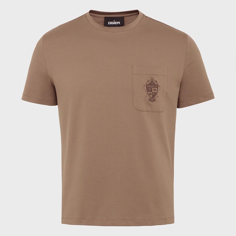 Garros Jersey Cotton T-Shirt Sand