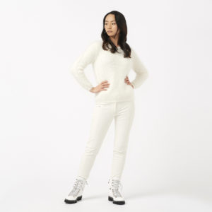 Ogier Gstaad Angora Cashmere Sweater Off White