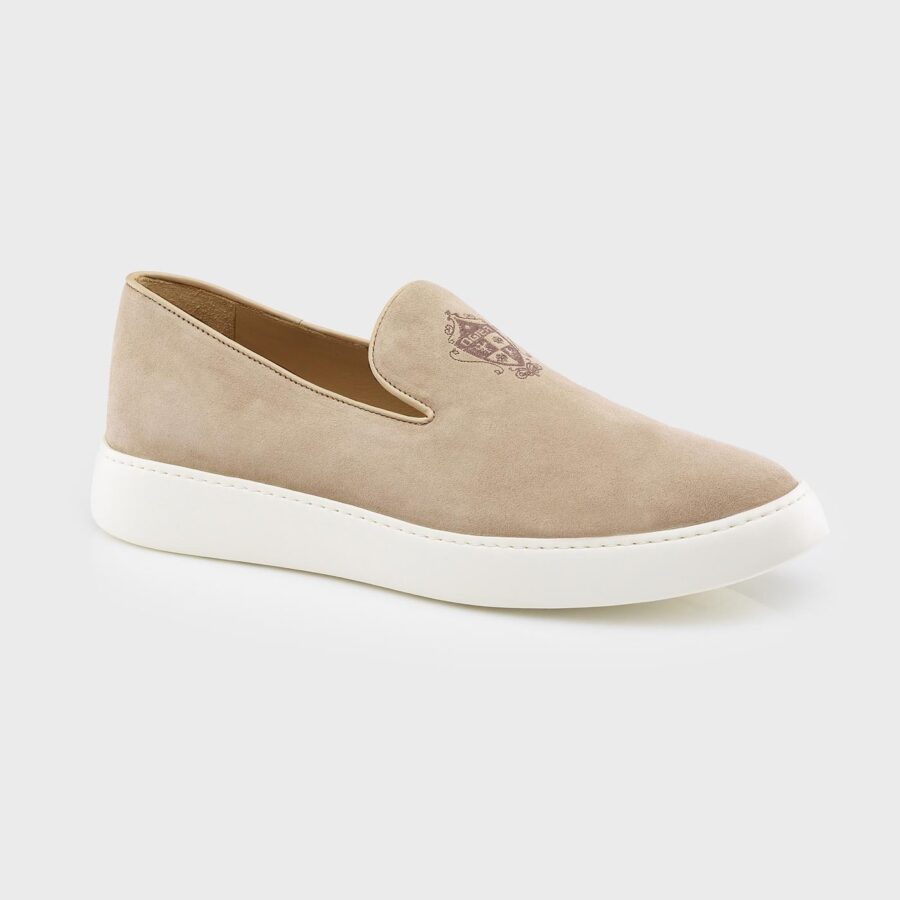 Marrakesh Suede slip-on Mocassin Beige