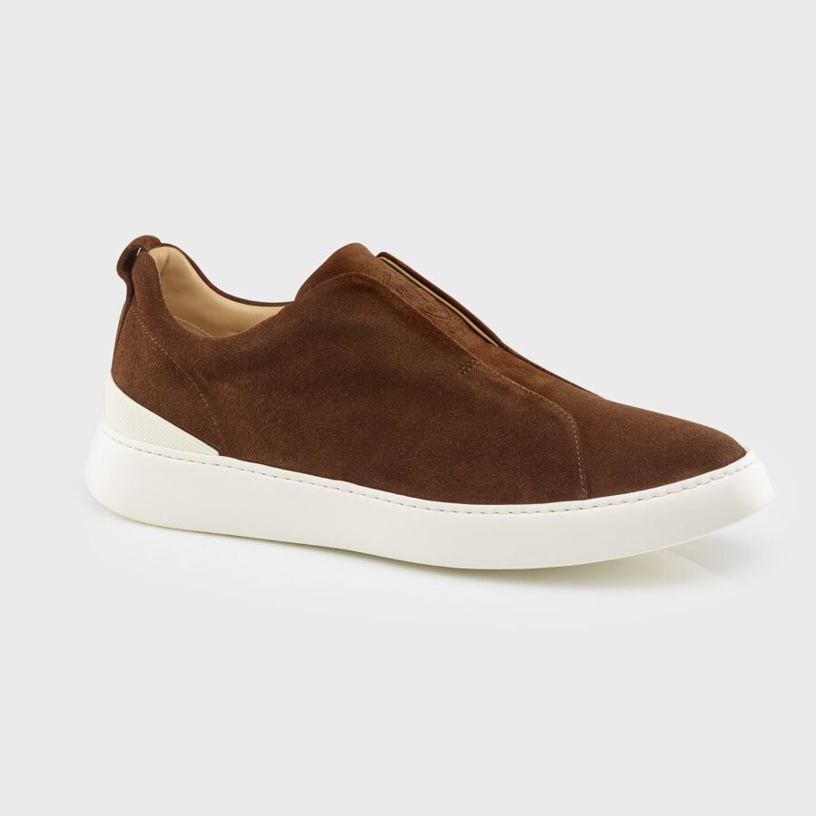 Milan Suede slip-on Sneakers Tabacco