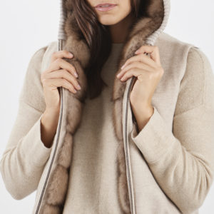 Moscow Reversible Vest Sable
