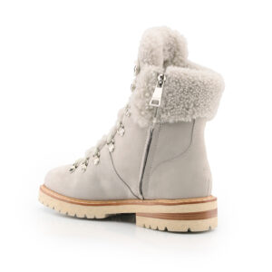 【送料&関税込】TotAme Shearling-edge Winter Boots Totême Shearling-edge winter boots caramel/ecru | REVERSIBLE