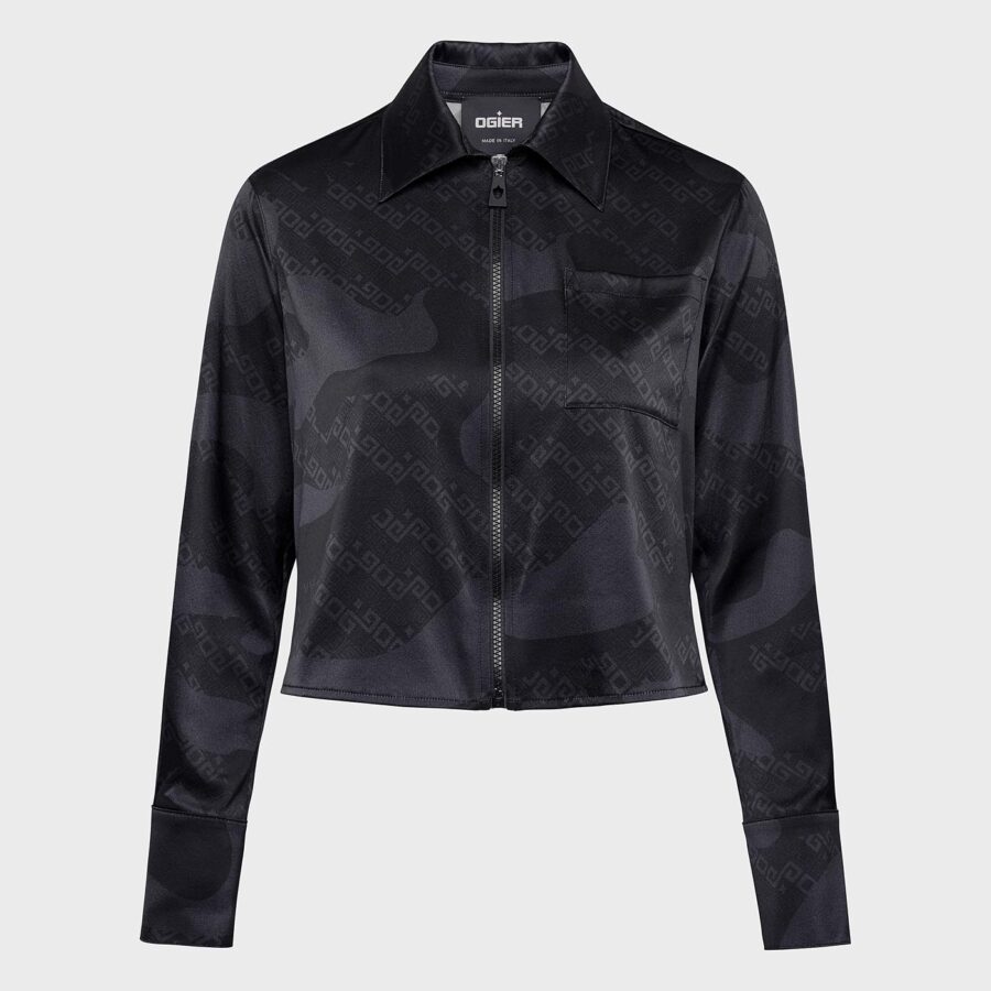 Shibuya Travel Set Silk Print shirt