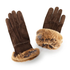 Ogier Vokouta Couture Gloves Brown